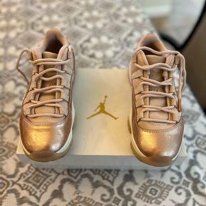 Rose Gold Nike Jordan 11